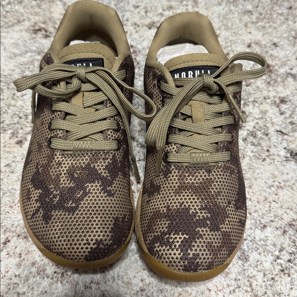 NOBULL Camo Athletic Shoes - Brown and Tan